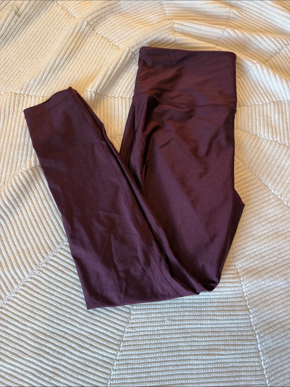 Athleta High-Rise Leggings in Burgundy Plum